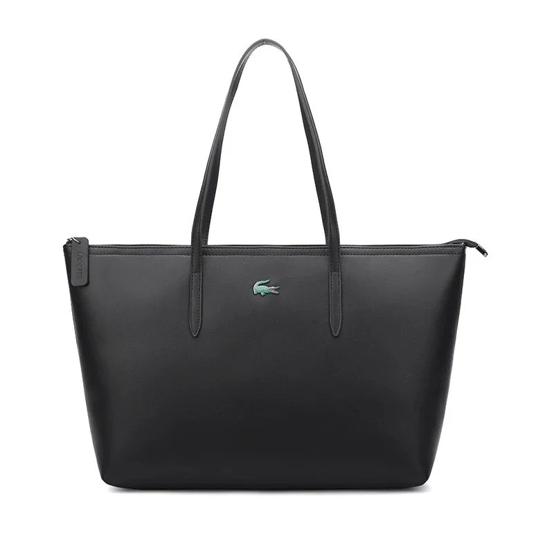 Lacoste L.12.12 Concept Large Tote Bag Black Petit Pique