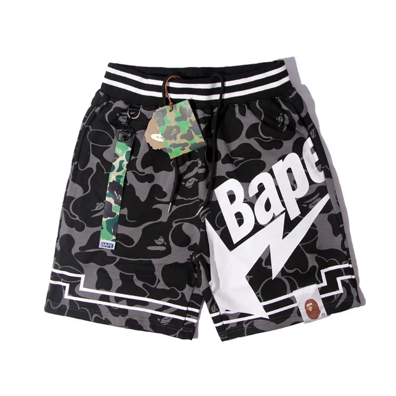 A Bathing Ape (BAPE) Camo Star Series Casual Shorts