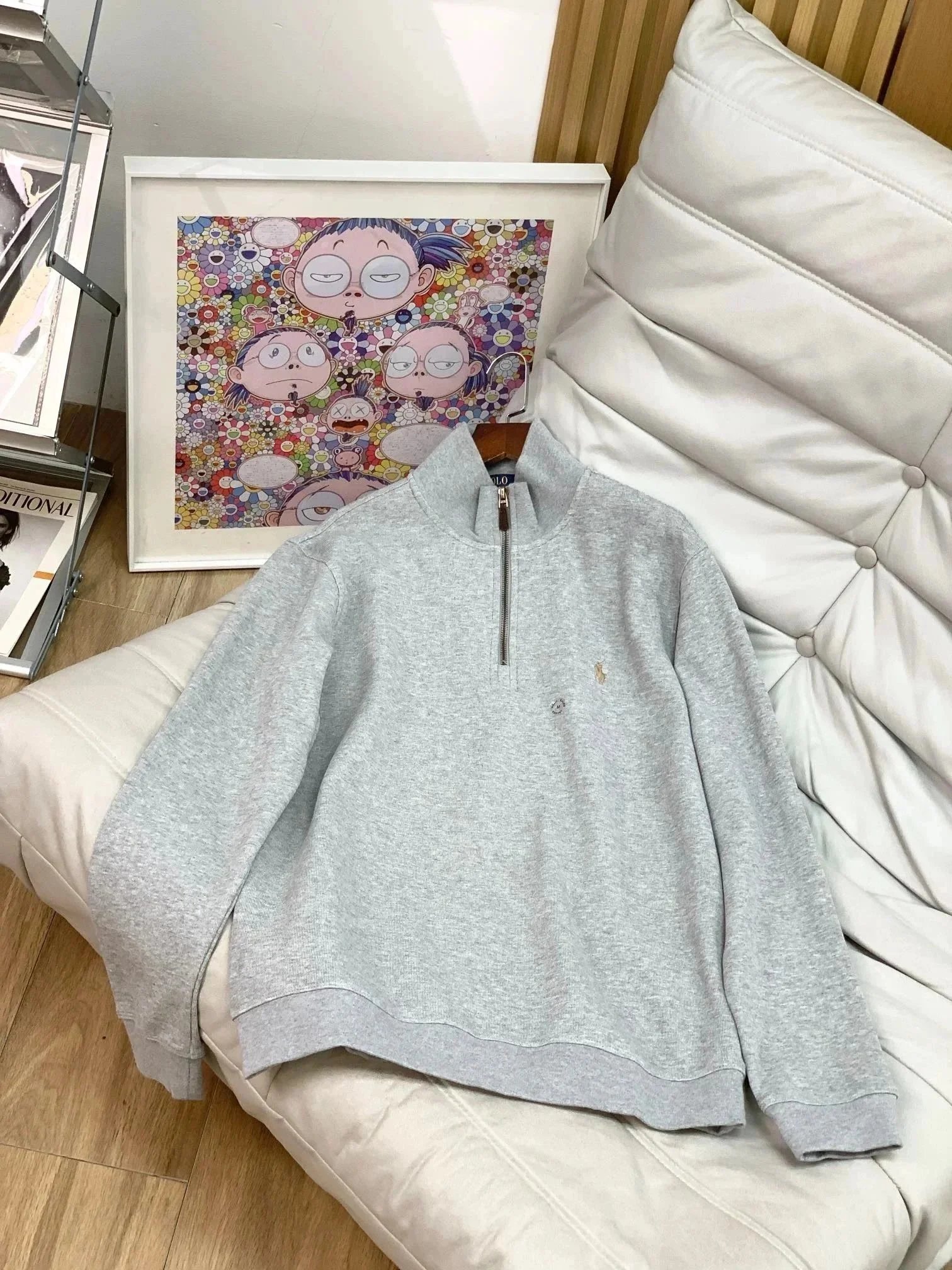 灰白【咖色马标】