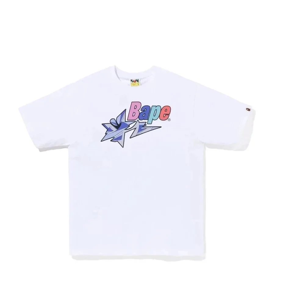 A Bathing Ape T-Shirts Head Graphic — 5062 white