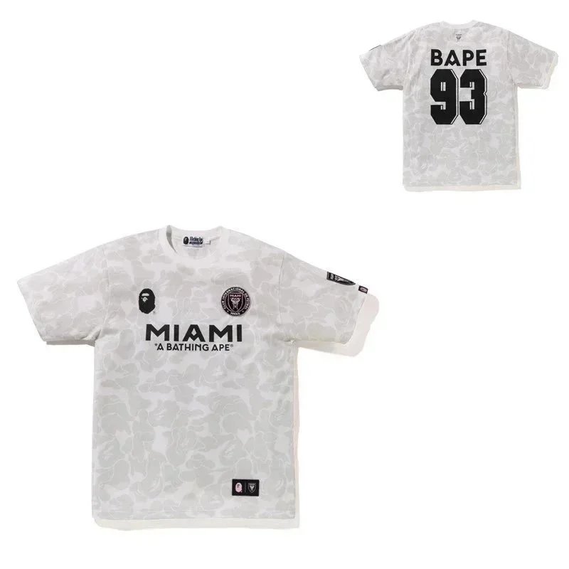 A Bathing Ape T-Shirts Head Graphic — 717 white