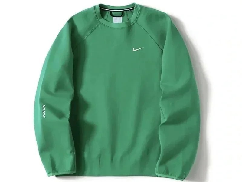 Round Neck Green Sweatshirt