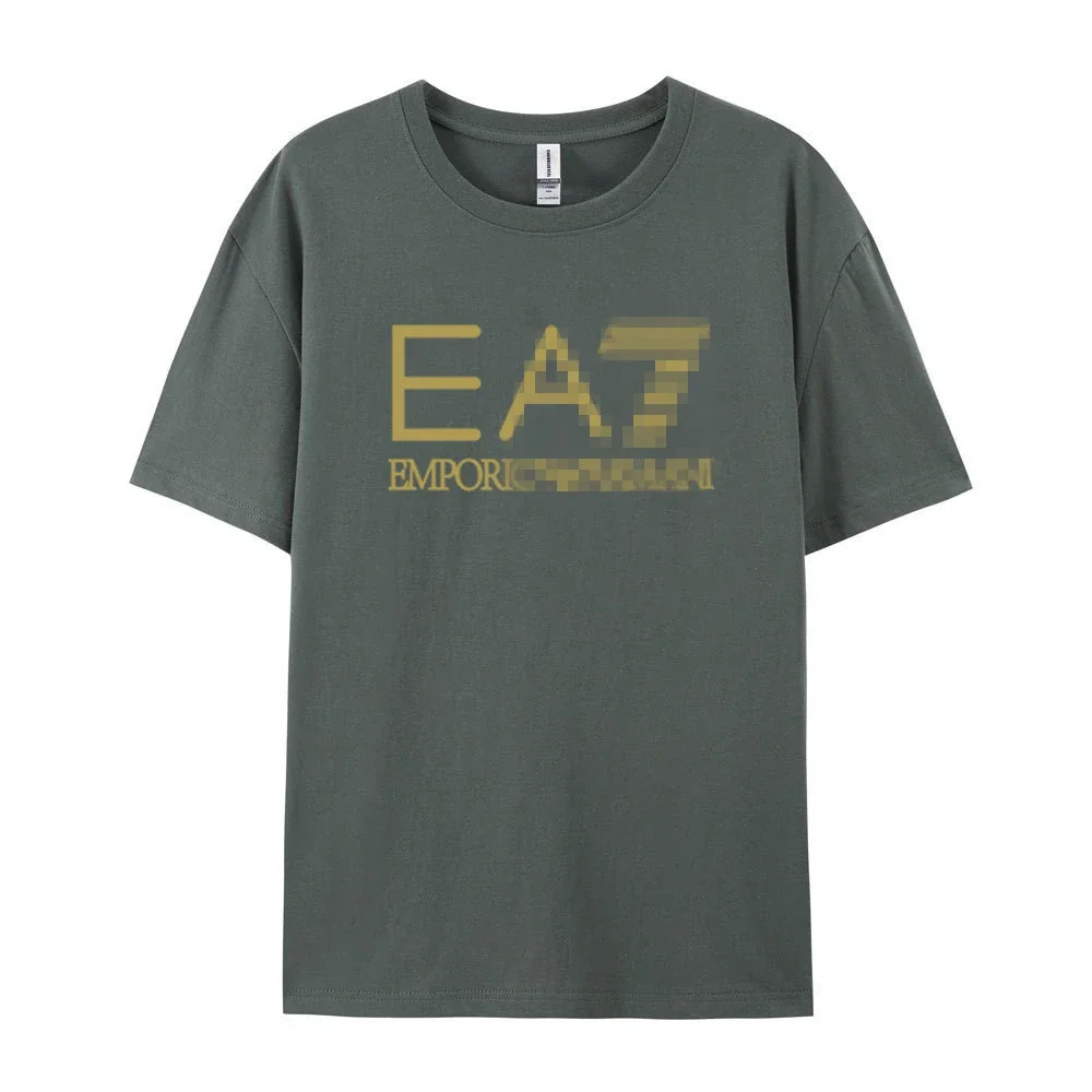Emporio Armani EA7 Series Classic Logo Print Short-Sleeve T-Shirt