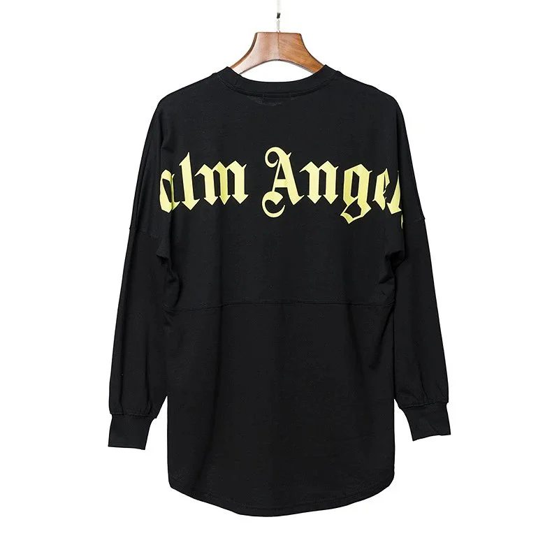 Palm Angels Classic Gothic Font Long-Sleeve T-Shirt