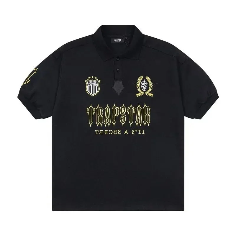 Trapstar badge embroidery Polo short-sleeved shirt