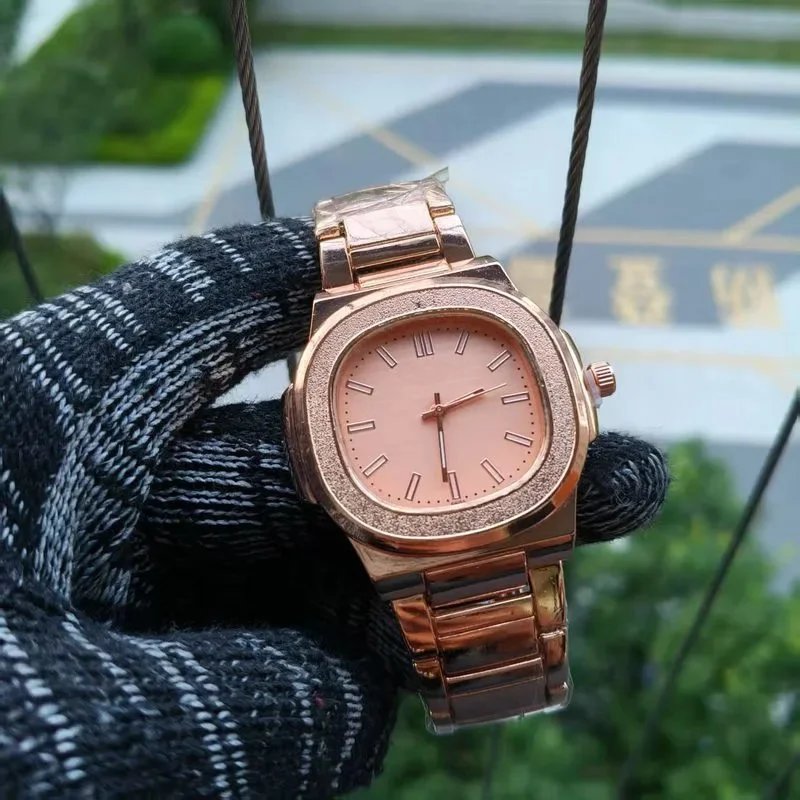 百达手雷磨砂壳玫瑰金