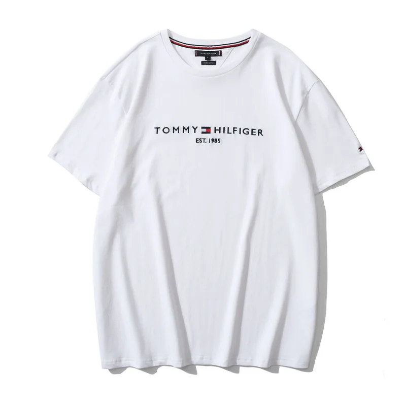A Collection of Short-Sleeve T-Shirts from the Classic American Casual Brand, Tommy Hilfiger