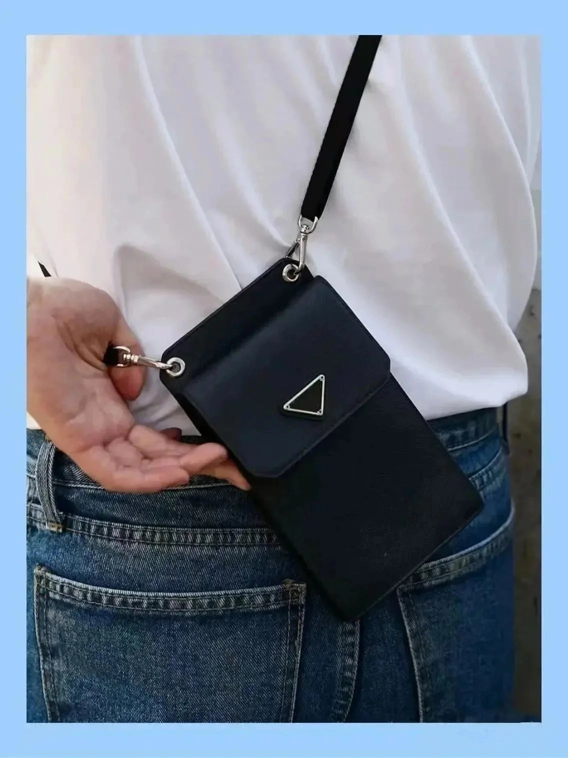 Burberry Crossbody Bags Nylon Bag with Front Zip Pocket — P 1