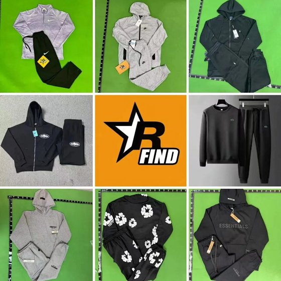 Limited Time Clearance: Brand Hoodie Sets Collection - 3D
