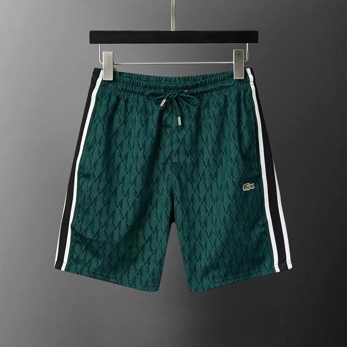 Lacoste Tracksuits Geometric-pattern zip track jacket and trousers set — 2