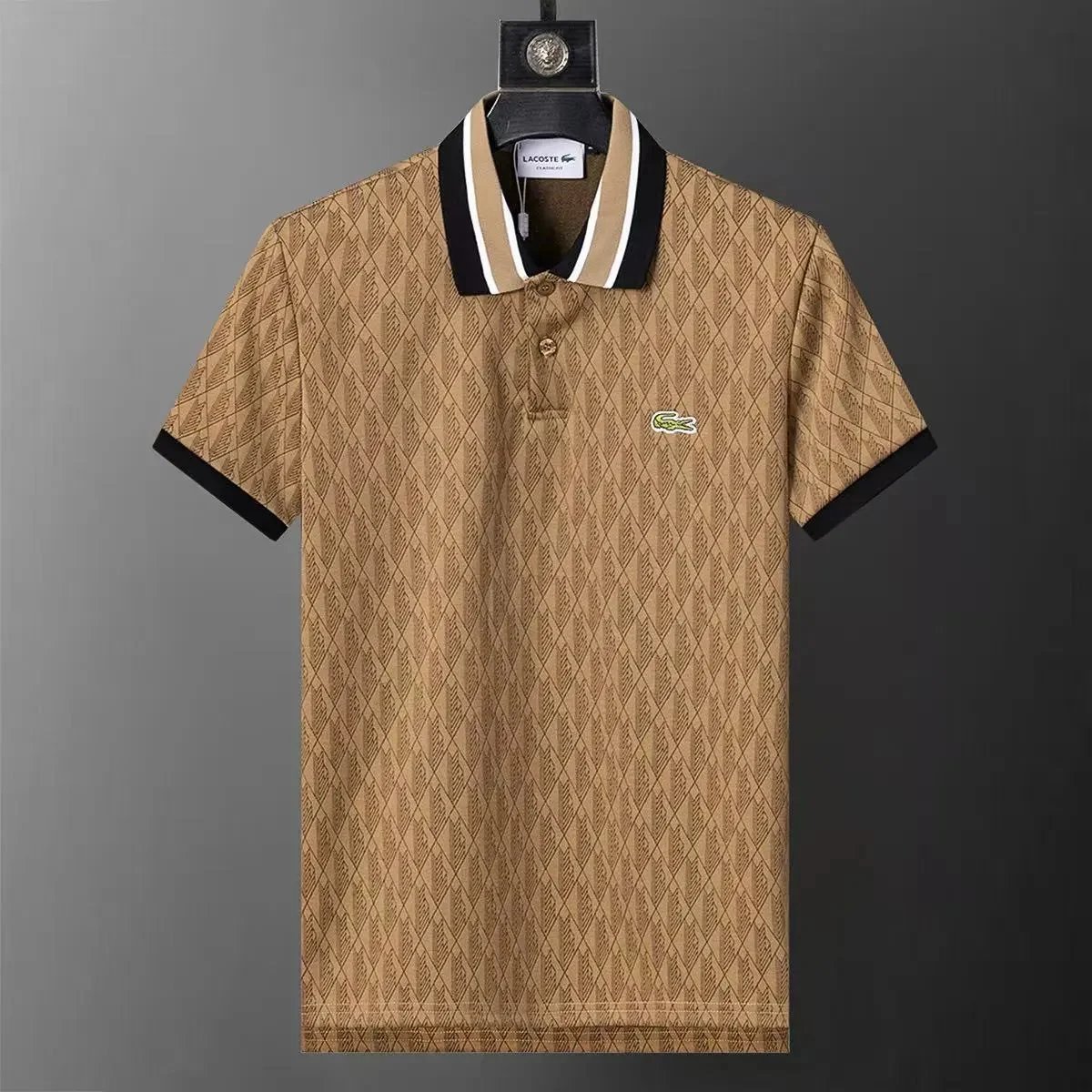 Lacoste Tracksuits Geometric-pattern zip track jacket and trousers set — 8