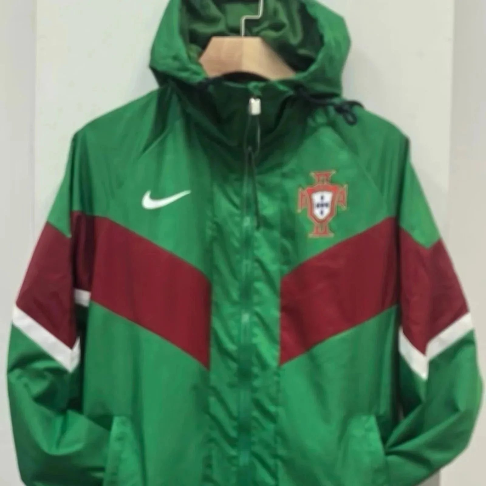 Adidas Jackets Football Club Windbreaker Jacket — Portuguese Green
