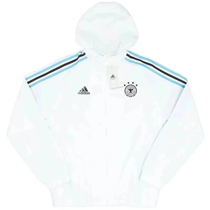 Adidas Jackets Football Club Windbreaker Jacket — Germany white new