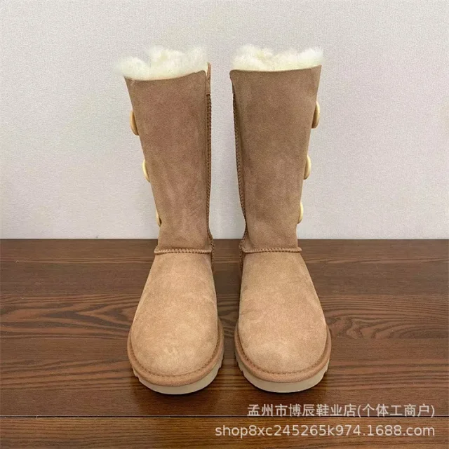 Unbranded Boots Faux Suede Shearling-Lined Snow product detail image 42