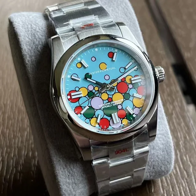 Rolex Colorful Dial Mechanical Watch product detail image 11