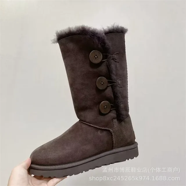 Unbranded Boots Faux Suede Shearling-Lined Snow product detail image 46