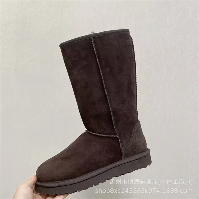 Unbranded Boots Faux Suede Shearling-Lined Snow product detail image 37