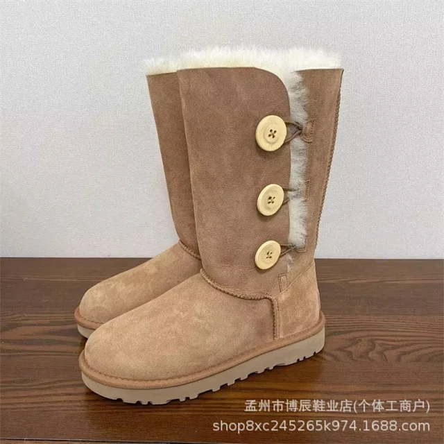 Unbranded Boots Faux Suede Shearling-Lined Snow product detail image 41