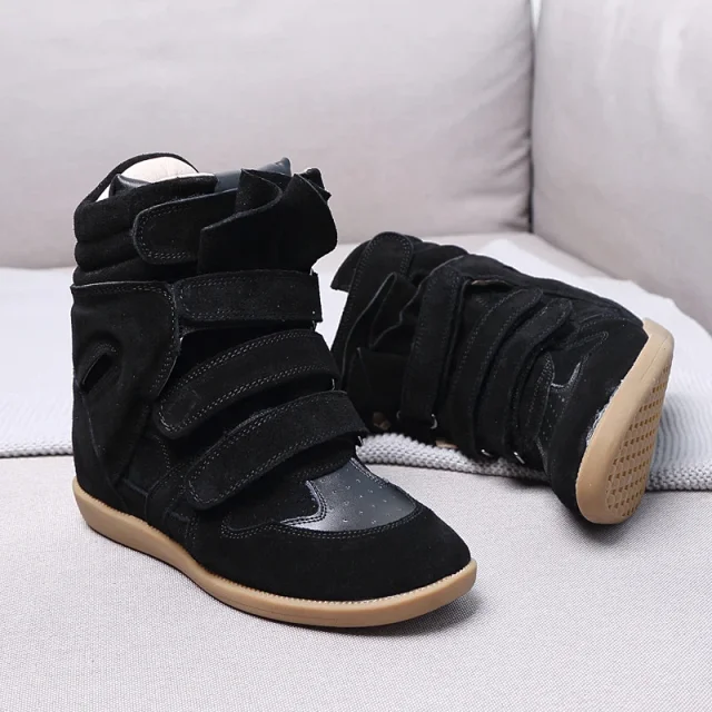 Isabel Marant Sneakers Bekett high-top wedge with hook-and-loop straps product detail image 8