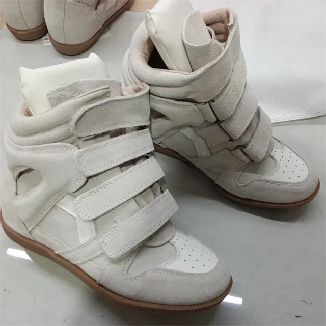 Isabel Marant Sneakers Bekett high-top wedge with hook-and-loop straps product detail image 31