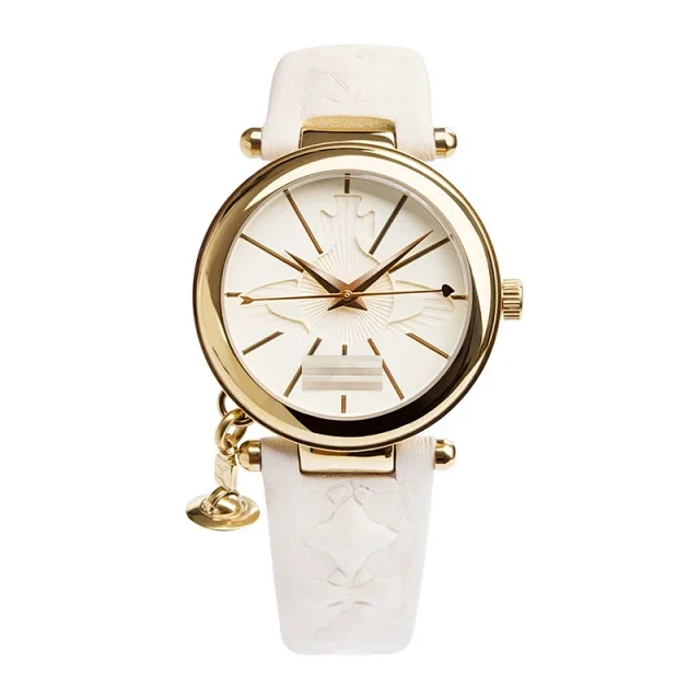 Vivienne Westwood Watches Quartz watch with orb-logo dial, date window and metal link bracelet product detail image 31