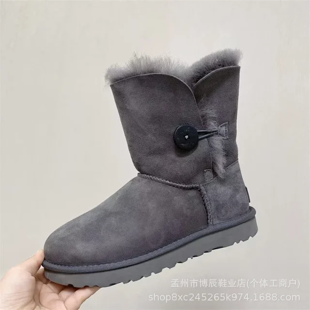 Unbranded Boots Faux Suede Shearling-Lined Snow product detail image 29