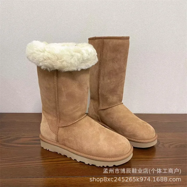 Unbranded Boots Faux Suede Shearling-Lined Snow product detail image 34