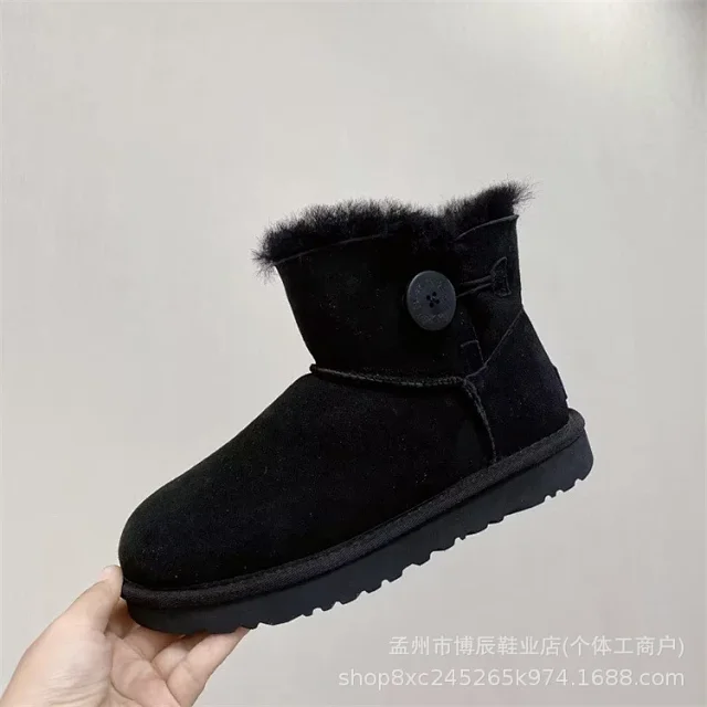 Unbranded Boots Faux Suede Shearling-Lined Snow product detail image 15