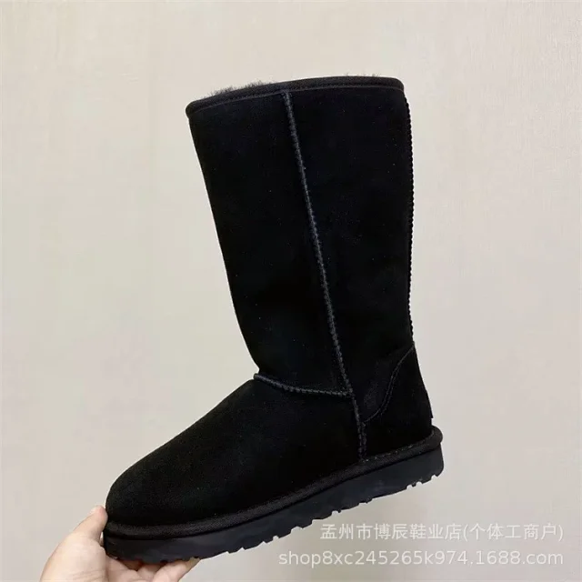 Unbranded Boots Faux Suede Shearling-Lined Snow product detail image 38
