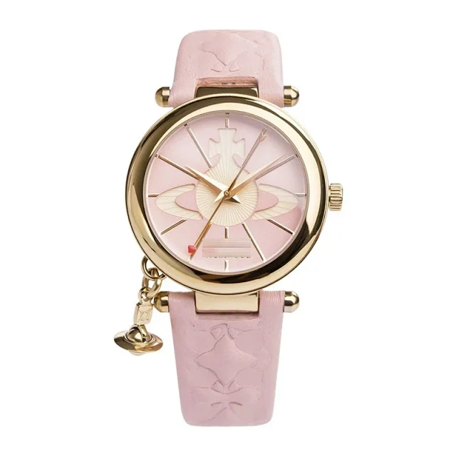 Vivienne Westwood Watches Quartz watch with orb-logo dial, date window and metal link bracelet product detail image 30