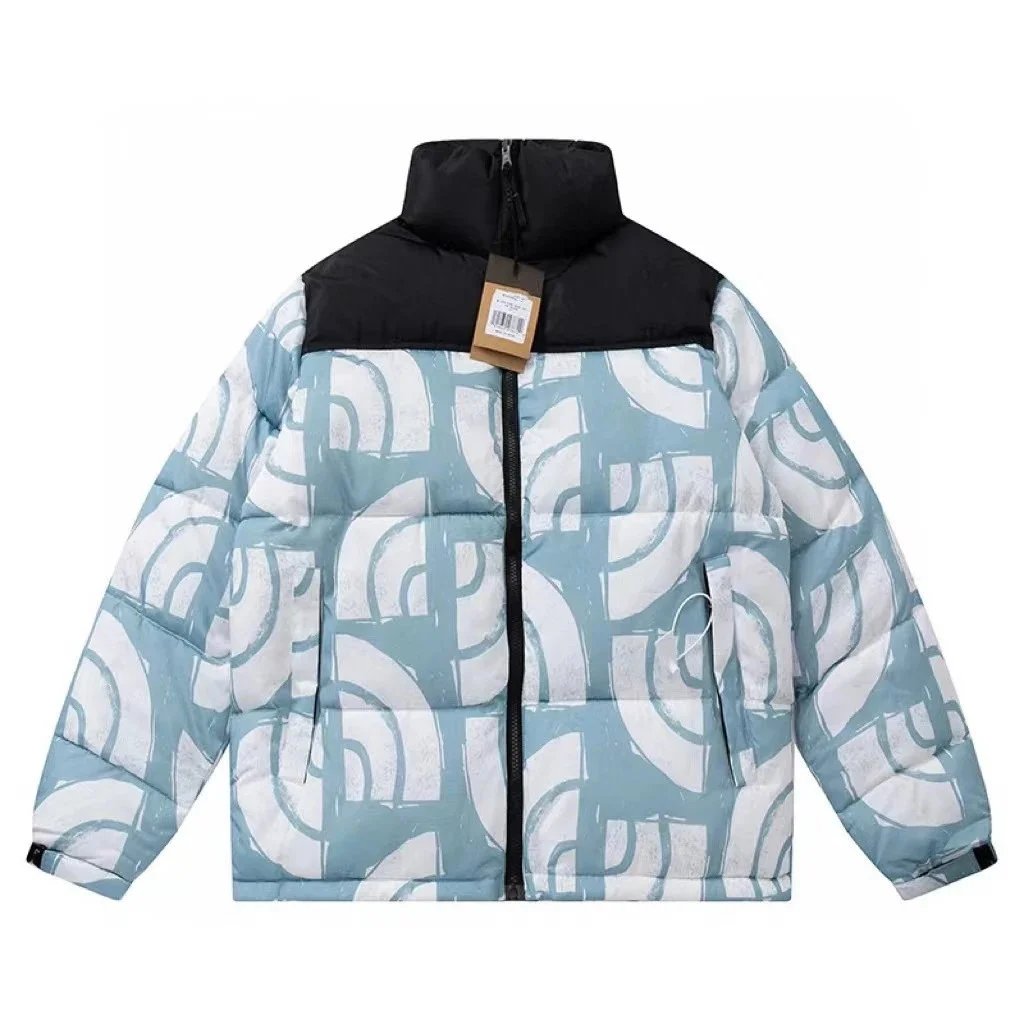 The North Face Down Jackets 1996 color-block puffer jacket — Retro large logo
