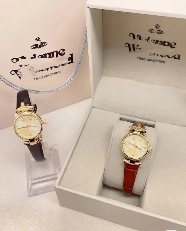 Vivienne Westwood Watches Quartz watch with orb-logo dial, date window and metal link bracelet product detail image 32