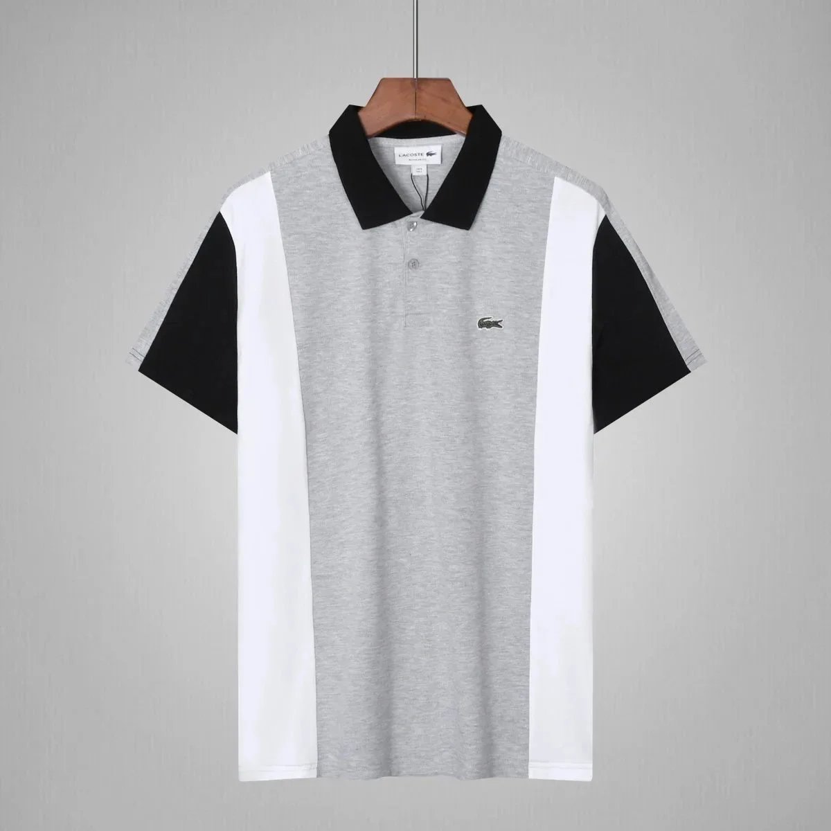 Lacoste Shirts Short-Sleeve Color-Block Polo Shirt — 12