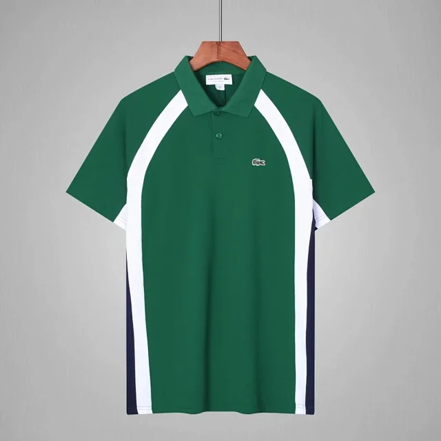 Lacoste Shirts Short-Sleeve Color-Block Polo Shirt product detail image 3