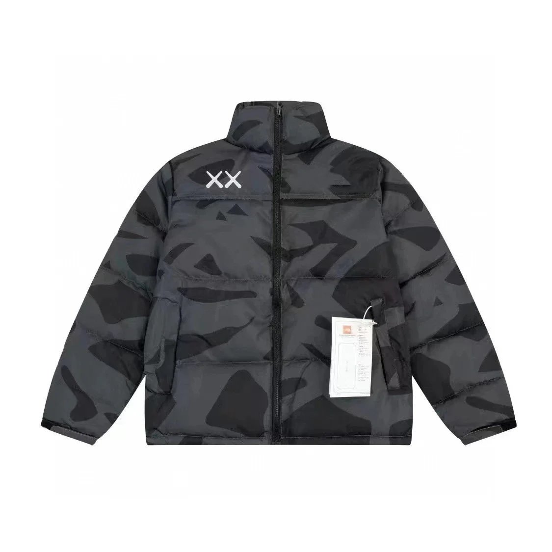 The North Face Down Jackets 1996 color-block puffer jacket — Sesame Street Black