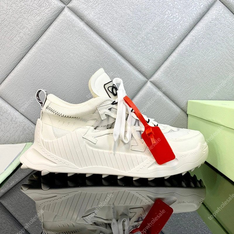 Off-White Sneakers ODSY-1000 arrow-design — Watermelon red