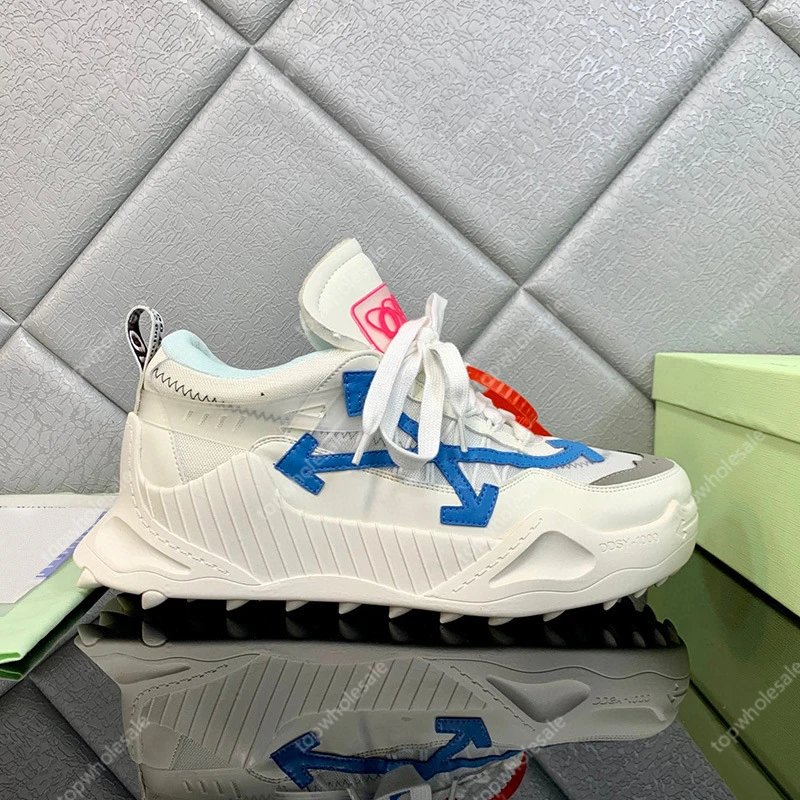 Off-White Sneakers ODSY-1000 arrow-design — Tangerine red