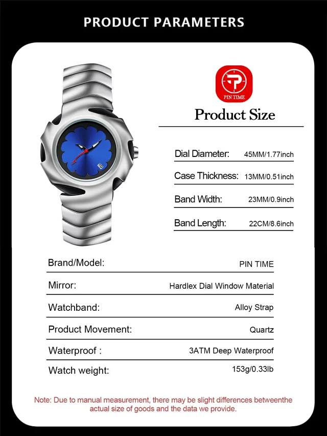 Unbranded Watches Analog watch with scalloped flower dial, date window and sculptural metal bracelet product detail image 4
