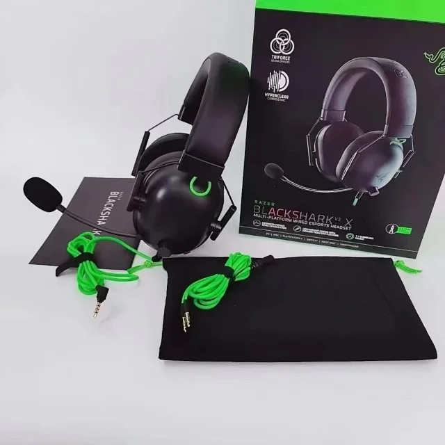 Razer Headphones BlackShark V2 X wired gaming headset product detail image 3