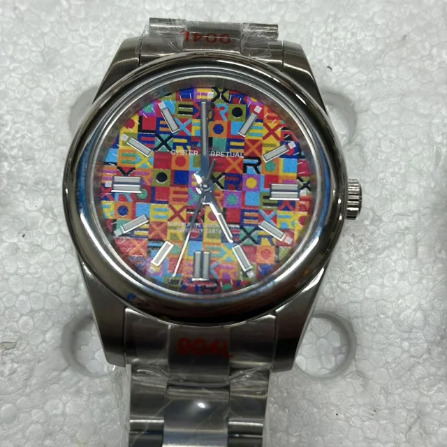 Rolex Colorful Dial Mechanical Watch product detail image 5