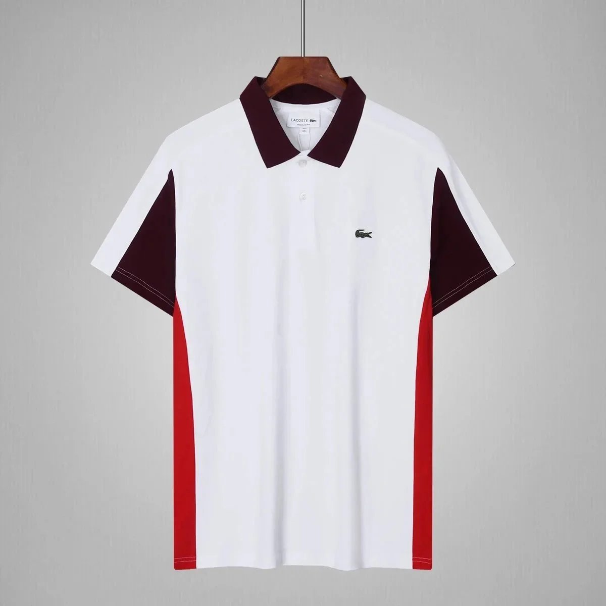 Lacoste Shirts Short-Sleeve Color-Block Polo Shirt — 3