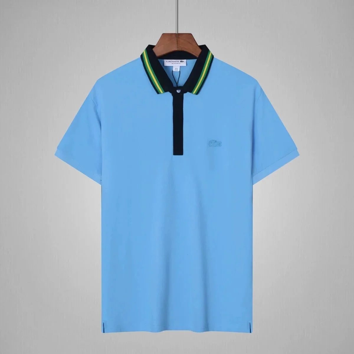 Lacoste Shirts Short-Sleeve Color-Block Polo Shirt — 18