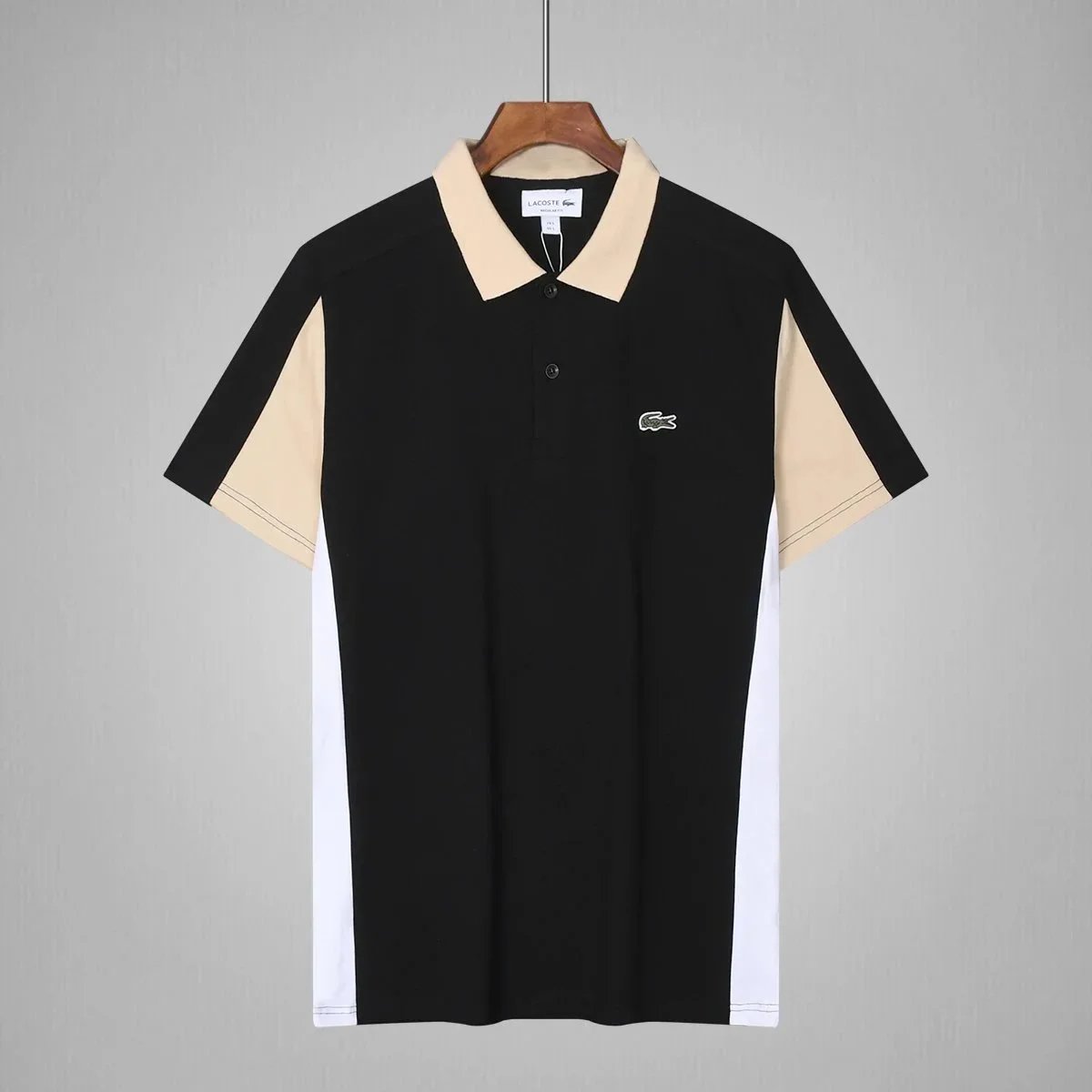 Lacoste Shirts Short-Sleeve Color-Block Polo Shirt — 1