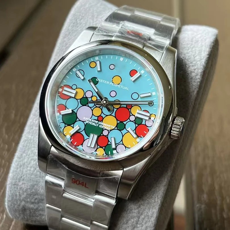 Rolex Colorful Dial Mechanical Watch image 3