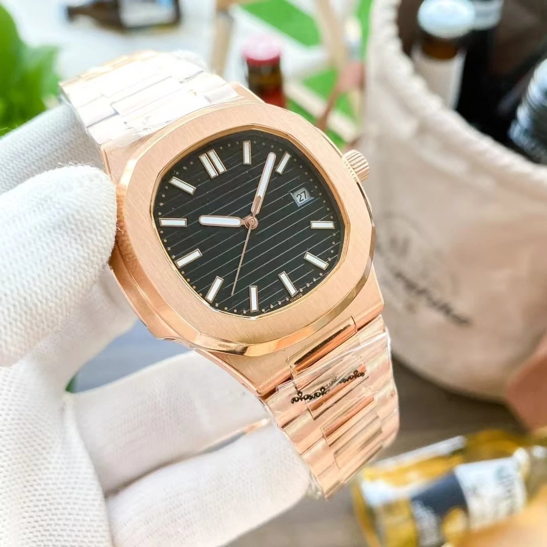 Tiffany & Co. Watches Octagonal bezel watch with horizontal textured dial and date display image 2