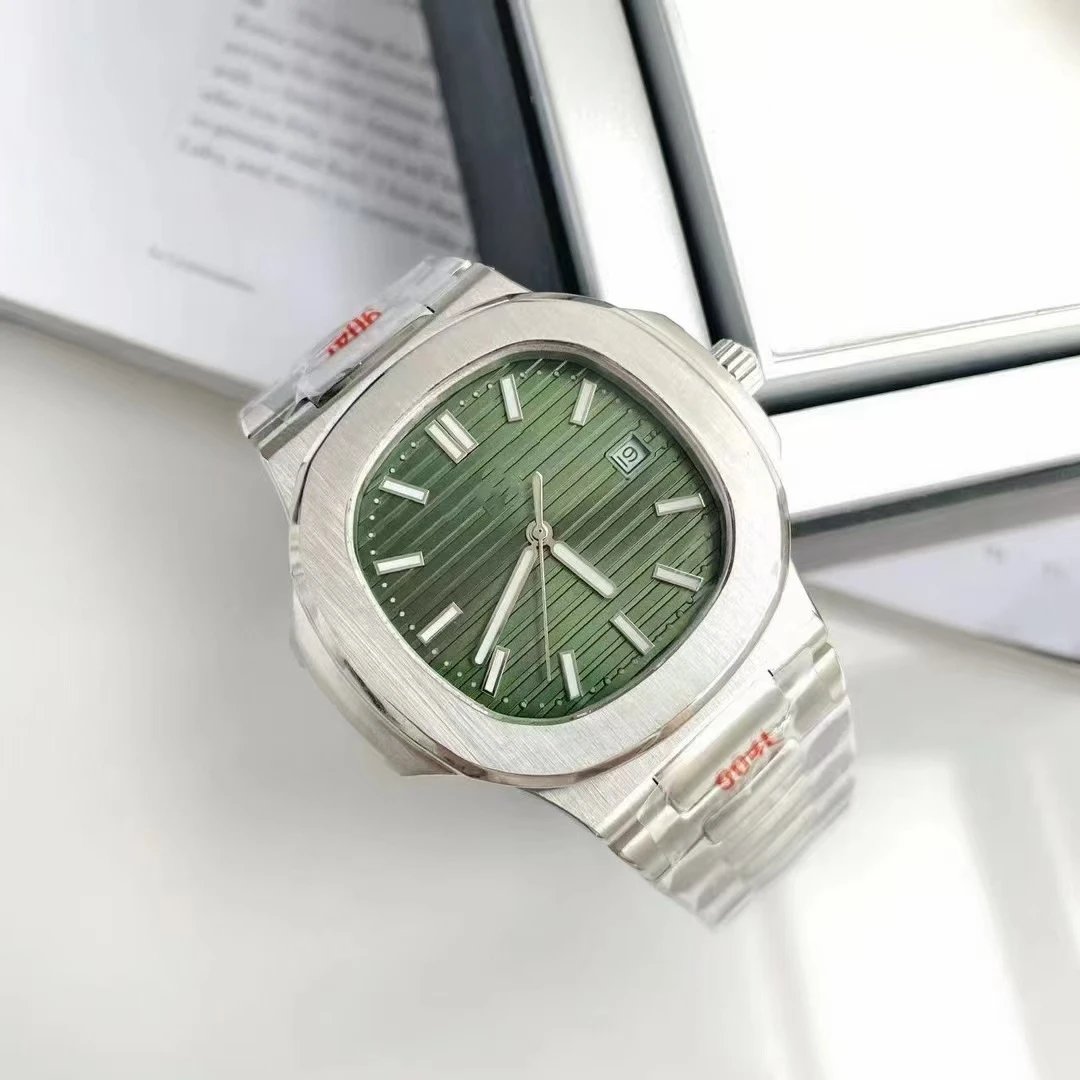 Tiffany & Co. Watches Octagonal bezel watch with horizontal textured dial and date display — 5
