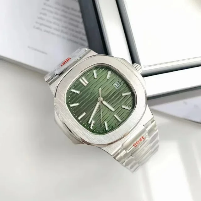 Tiffany & Co. Watches Octagonal bezel watch with horizontal textured dial and date display product detail image 5