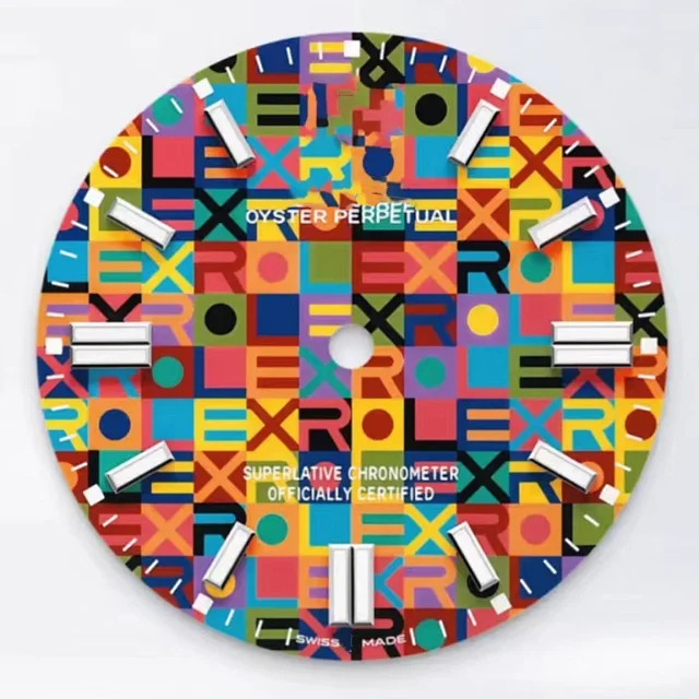 Rolex Colorful Dial Mechanical Watch product detail image 3