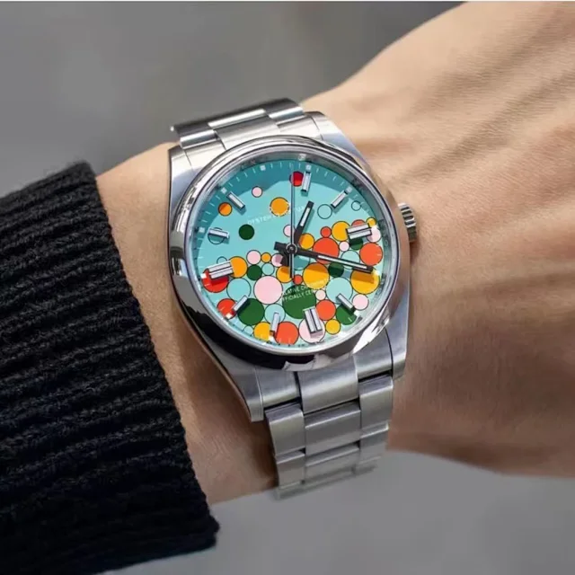 Rolex Colorful Dial Mechanical Watch product detail image 9