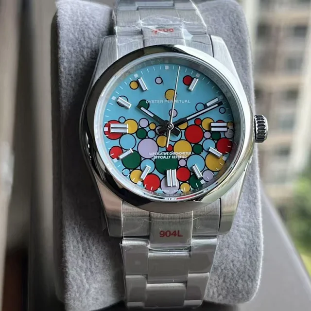 Rolex Colorful Dial Mechanical Watch product detail image 10